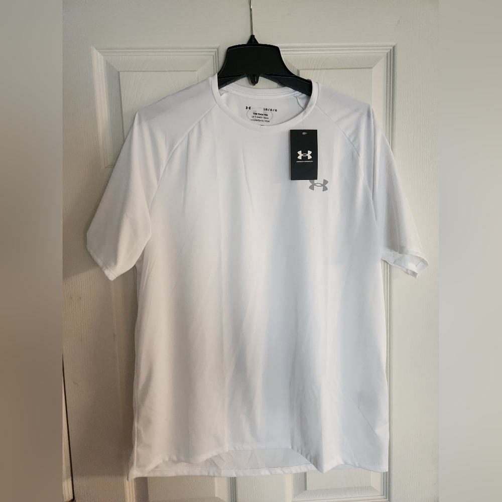 Under Armour White Short Sleeve Tee